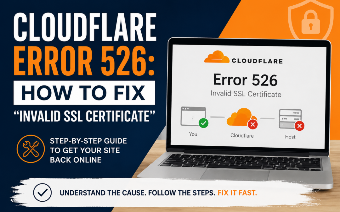 Cloudflare Error 526: How to Fix “Invalid SSL Certificate”